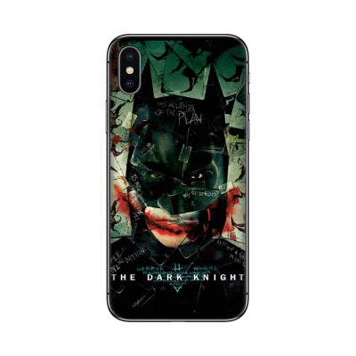 Deppa Чехол TPU для Apple iPhone X/Xs, черный, Batman04