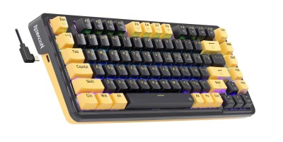 Redragon Механическая клавиатура Elf RU,RGB,фиолет-желтый,гаскет