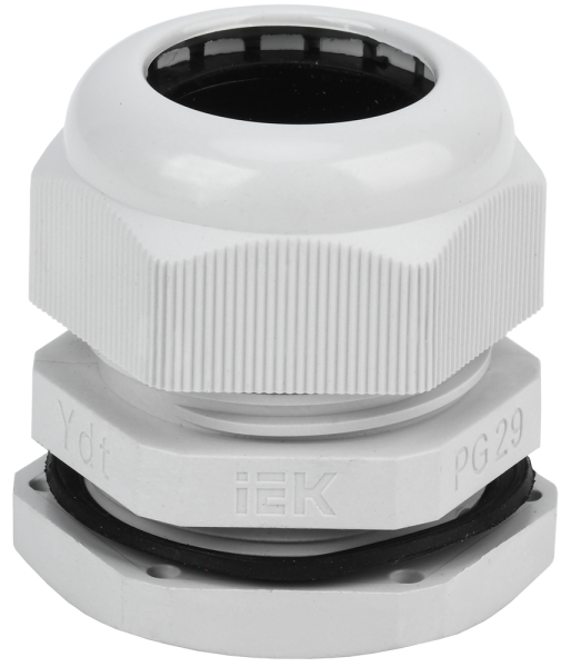 Сальник PG 29 диаметр проводника 18-24мм IP54 ITK YSA20-25-29-54-K41