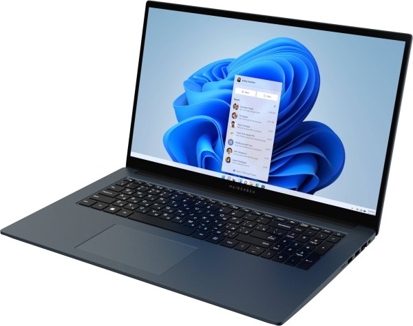 Ноутбук Maibenben M17A-R758UM 17.3" FHD IPS, AMD R7-5825U, 16Gb, 1Tb SSD, Linux, синий (мышка + коврик)