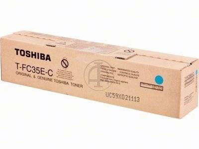 Тонер-картридж Toshiba ES2500C/3500C/3510C  T-FC35EC синий  (o)