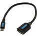 Адаптер переходник Vention OTG USB 2.0 AF/micro B 5pin - 0.15м Адаптер-переходник Vention OTG USB 2.0 AF/micro B (CCUBB)