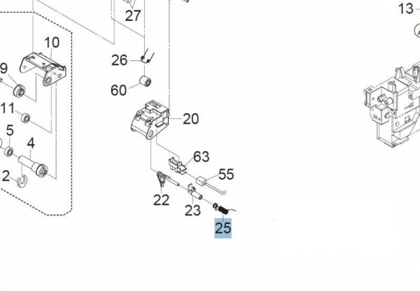 Пружина KYOCERA SPRING ACTUATOR
