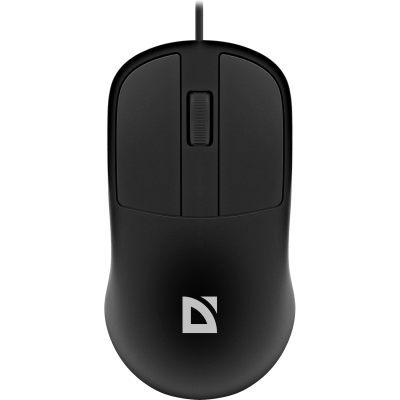 Defender Проводная оптическая мышь Datum MS-980 черный,3 кнопки,1200dpi,1.2м Defender 52981