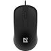 Defender Проводная оптическая мышь Datum MS-980 черный,3 кнопки,1200dpi,1.2м Defender 52981