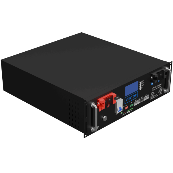 Батарея Vektor Energy LFP 51.2-100M, напряжение 51.2В, емкость 100 Ач, макс. ток разряда 100А