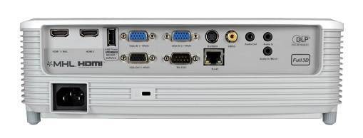 Проектор Optoma EH400+ (DLP, 1080p 1920x1080, 4000Lm, 22000:1, 2xHDMI, MHL, LAN, 1x10W speaker, 3D Ready, lamp 10000hrs)