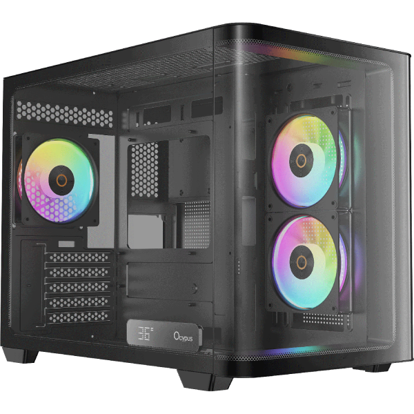 Корпус ПК без блока питания Ocypus Iota-C50-BKD300CD-GL