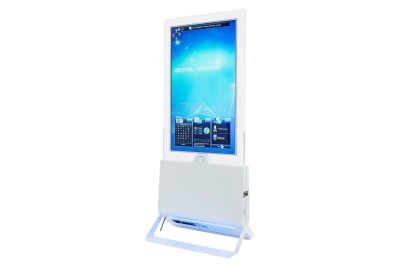 Тонкий двусторонний дисплей Lumien [LCFD5501FHD] серии Clear, напольный, диагональ 55",разрешение 1920x1080, контрастность 1200:1, яркость 450+450 кд/кв.м, Android 11, портретная/ ландшафтная ориентация