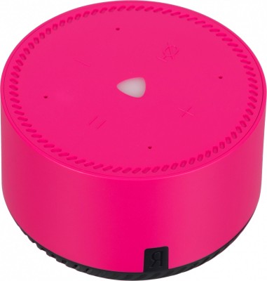 Умная колонка YNDX-00025N Яндекс Станция Лайт, 5 Вт, Алиса, Bluetooth, Wi-Fi, питание - сеть 220 В, фламинго (розовый)