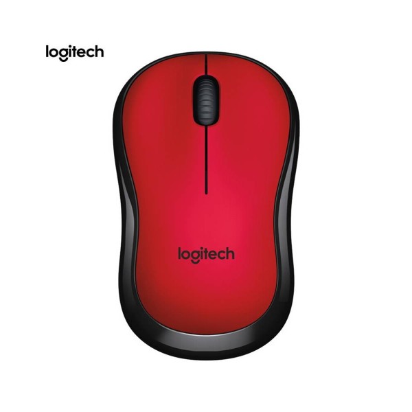 Logitech Мышь беспроводная M220 SILENT RED, оптическая, бесшумная, 1000 dpi, радиоканал 10 м, красный.