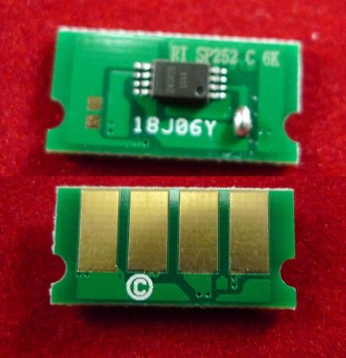 Чип Ricoh SP C252Dn/C252Sf/C262Dnw/C262Sf (SPC252HE) Cyan, 6K ELP Imaging®