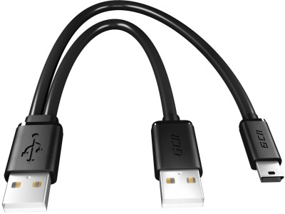 Greenconnect Кабель 0.5m USB 2.0,  AM + mini 5P/AM, Y-образный, черный, 28/28 AWG Greenconnect  USB 2.0 Type-AM - USB 2.0 Type-AM,miniUSB 0.5м
