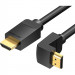 Кабель Vention HDMI High speed v2.0 with Ethernet 19M/19M угол 270 - 3м Vention AAQBI