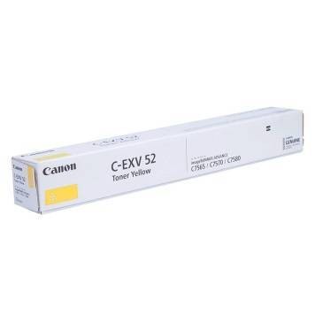 Тонер CANON C-EXV52 Y TONER  желтый