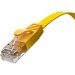 GCR Патч-корд PROF плоский прямой 0.5m, UTP медь кат.6, желтый, 30 AWG, ethernet high speed 10 Гбит/с, RJ45, T568B, GCR-52822 Greenconnect GCR-52822