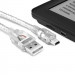 Greenconnect Кабель 3.0m USB 2.0, AM/mini 5P, прозрачный, 28/28 AWG, экран, армированный, морозостойкий, GCR-50795 Greenconnect Greenconnect USB 2.0 Type-AM - miniUSB 3м