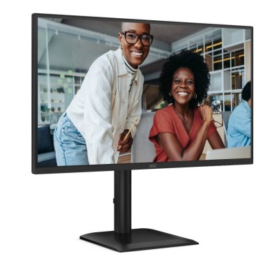 МОНИТОР 27" AOC Q27E4U Black с поворотом экрана (IPS, 2560x1440, 120Hz, 4 ms, 178°/178°, 350 cd/m, 1500:1, +HDMI 2.0,DP)