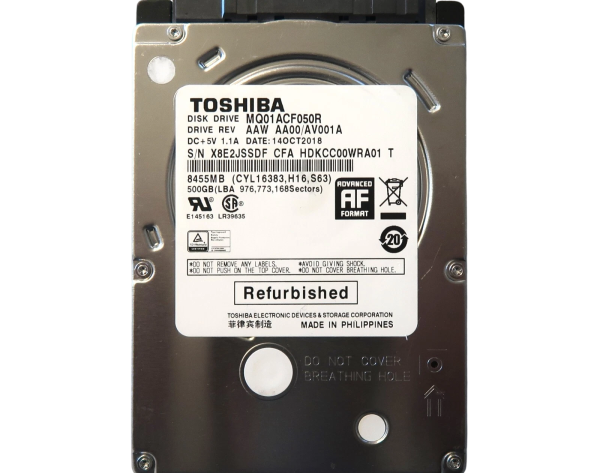 Жесткий диск Toshiba MQ01ACF050R