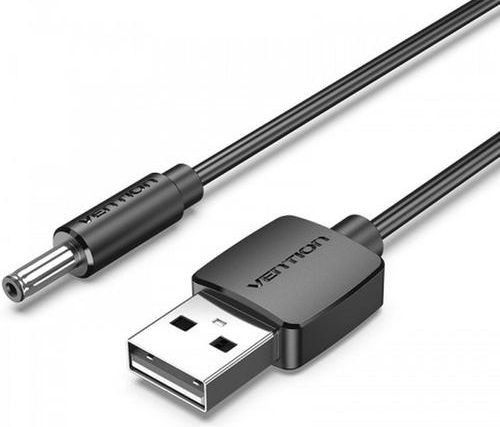 Кабель Vention USB AM/DC-jack 3.5мм M - 1м Чёрный Vention CEXBF