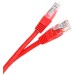 Патчкорд литой "Telecom" UTP кат.5е 3,0м красный VCOM NA102-R-3M