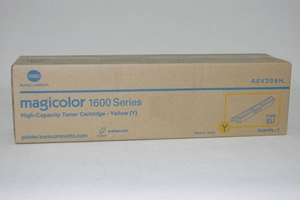 Тонер-картридж Konica-Minolta mc1600W/1650EN/1680MF/1690MF желтый 1.5K A0V305H