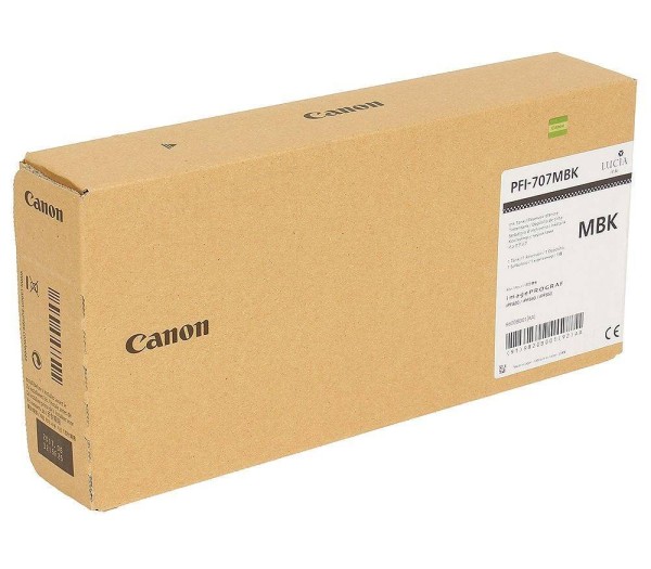 Картридж CANON PFI-707 MBK матовый черный,  700 мл