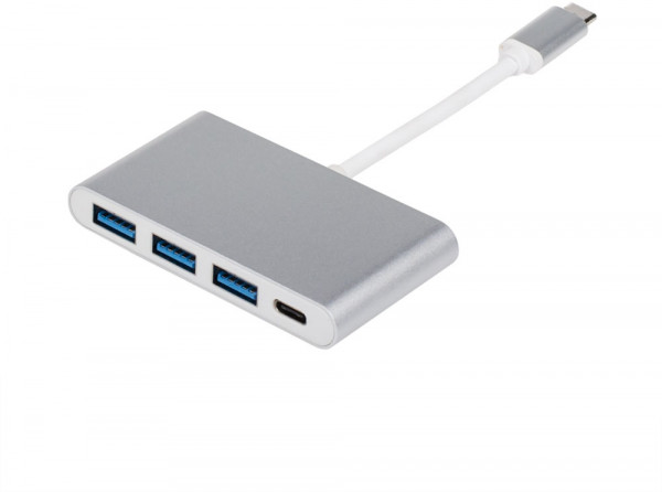 Переходник  Type-C(m) <=> 3xUSB 3.0(f) + Type-C(f), 0.1 м ATcom Type-C 3.0 (m) - USB 3.0 (f) x 3 + Type-C 3.1(f)