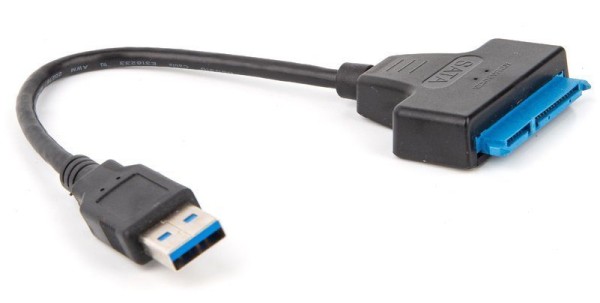 Кабель-адаптер USB3.0 ---SATA III 2.5", VCOM <CU815> VCOM USB 3.2 Type-AM to SATA