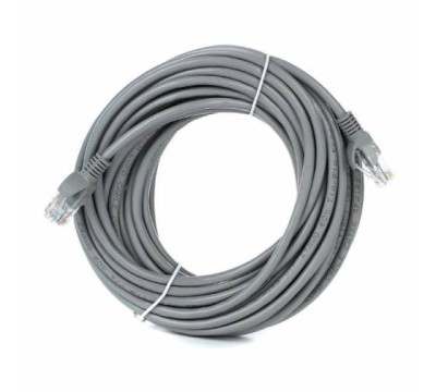 Патчкорд литой  TV-COM многожильный UTP кат.5е 10м серый <NP511-10M>