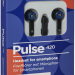 Defender Гарнитура для смартфонов Pulse 420 черный + синий, вставки Defender Pulse 420