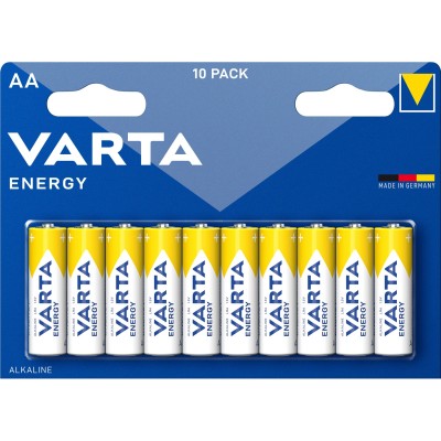 Батарейка Varta ENERGY LR6 AA BL10 Alkaline 1.5V (4106) (10/200/36000) VARTA 04106229491