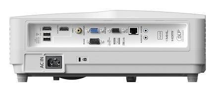 Проектор Optoma EH330UST (DLP, 1080p 1920x1080, 3600Lm, 20000:1, 2xHDMI, MHL, USB, LAN, 1x16W speaker, 3D Ready)