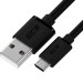 GCR Кабель 0.5m MicroUSB, черный, быстрая зарядка, 28/24 AWG, GCR-53608 Greenconnect GCR-53608