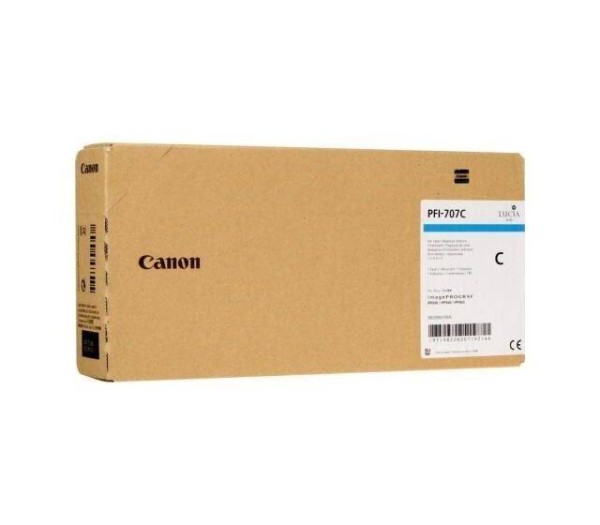 Картридж CANON PFI-707 C голубой,  700 мл