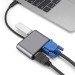 Aдаптер USB3.1 Type-CM-->HDMI +VGA+3XUSB +PD charging+TF+AUDIO,Aluminum Shell, VCOM <CU425> VCOM USB 3.2 Type-C (m) - VGA (f),HDMI (f),mini jack 3.5 mm (f),USB 3.2 Type-AF,USB 3.2 Type-C (f),2 x USB 2.0 Type-AF