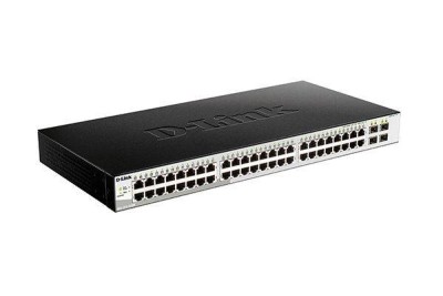 D-Link DGS-1210-52/ME/B2A Управляемый L2 коммутатор с 48 портами 10/100/1000Base-T и 4 портами 1000Base-X SFP