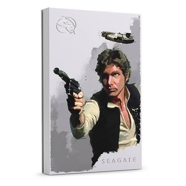 Внешний жесткий диск 2TB Seagate STKL2000413 FireCuda Han Solo SE, LED, USB 3.2, Playstation and Xbox support, White/Pri