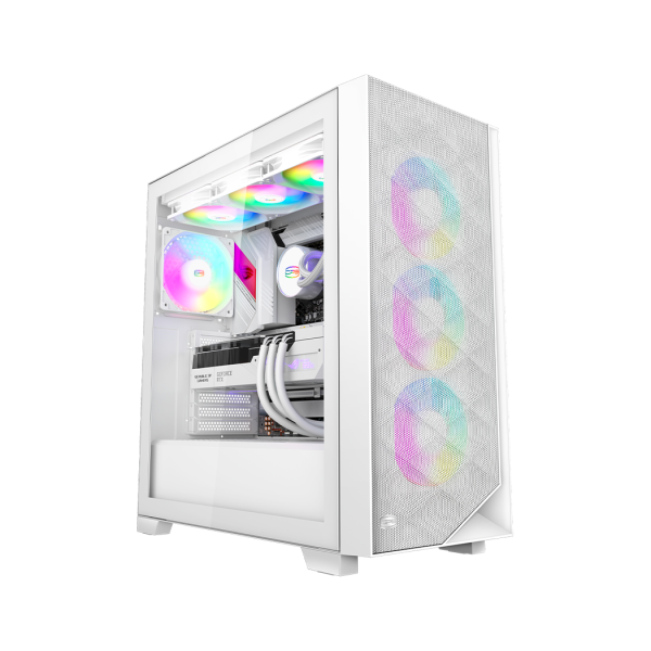 Корпус без блока питания PcCooler C3D510 WH ARGB