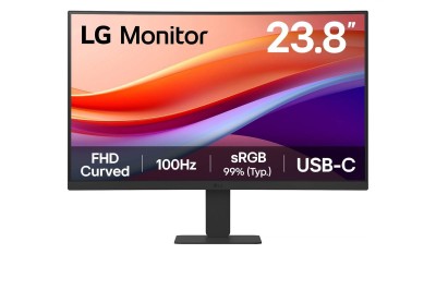 МОНИТОР 23.8" LG 24U421A-B Black (VA, 1920x1080, 100Hz, 5 ms, 178°/178°, 250 cd/m, 3000:1, +HDMI 2.0, +USB Type-C (15W)