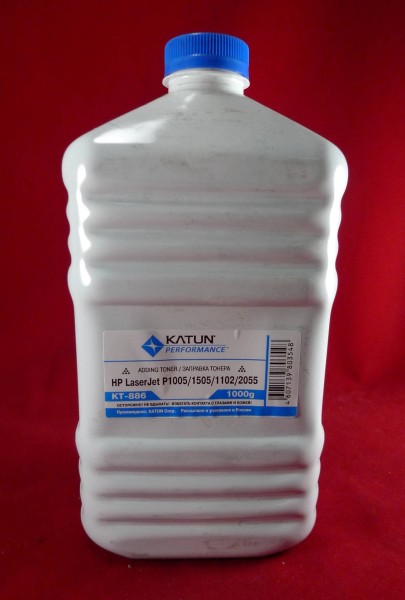 Тонер для картриджей CB435A/CE285A/CE278A/CF283A, CRG-712/725/737/728 Universal (кан. 1кг) Katun фас.Россия