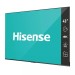 Информационный дисплей Hisense 43" 43DP30FE 350 nit, 4K, DLED, 16/7, RAM 2GB, ROM 16GB, Android 9, Landscape & Portrait