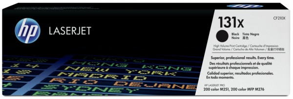 Тонер-картридж HP 131X Black Original LaserJet Print Cartridge (CF210X)