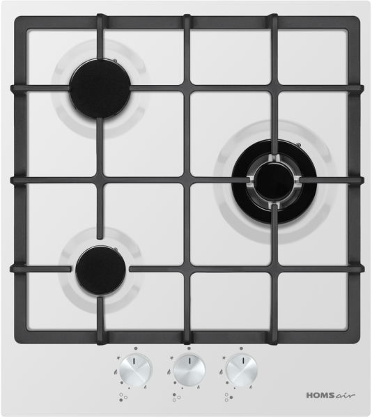 Встраиваемая газовая панель HOMSair HGE433TGCWH