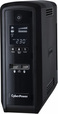 ИБП CyberPower CP1300EPFCLCD, Line-Interactive, 1300VA/780W, 6 Schuko розеток, USB, RJ11/RJ45, LCD дисплей, Black, 0.17х0.25х0.2м., 11.5кг. CyberPower CP1300EPFCLCD