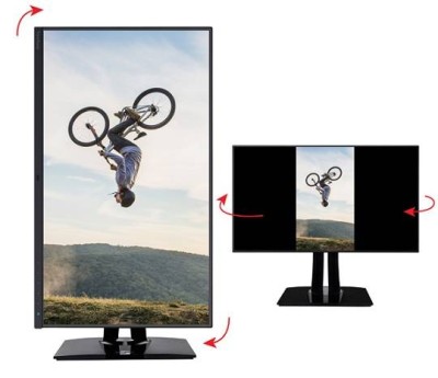 МОНИТОР 27" Viewsonic VP2785-4K Black с поворотом экрана (IPS, LED, 3840x2160, 5 ms, 178°/178°, 350 cd/m, 20M:1, 2xHDMI)