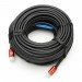 Кабель HDMI 30 m (Red/Gold, в пакете)  VER 2.0 ATcom HDMI 2.0 (m) - HDMI 2.0 (m) 30 м