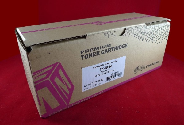 Тонер-картридж для Kyocera FS-C5150DN/P6021CDN TK-580M magenta 2.8K ELP Imaging®