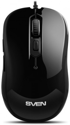 Мышь SVEN RX-520S USB чёрная (бесшумн. клав, 5+1кл. 3200DPI) Sven RX-520S