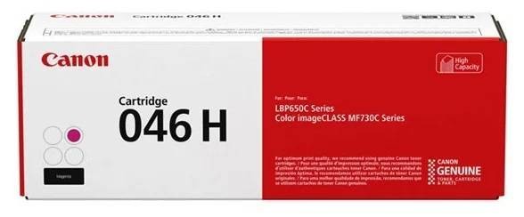 Картридж CANON 046H M пурпурный, увеличенной емкости   5000 стр